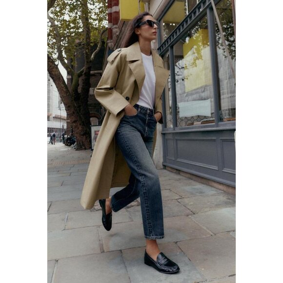 ZARA TRENCH COAT WITH BELT - Picture 2 of 8